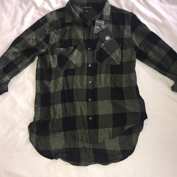 NWT Women's Rock & Republic Drapey Roll Cuff Shirt - Picture 6 of 7